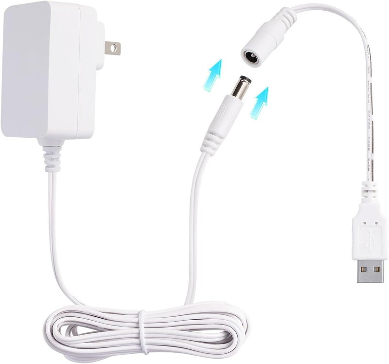 CSDWELL Baby Swing Power Cord USB,Baby Swing Charger USB,Compatible with Ingenuity Swing for InLighten,InLighten Soothing,Anyway Sway,ConvertMe,Swing n Go Deluxe,SimpleComfort,Cozy Spot,Every Season - Image 1